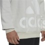 Felpa con Cappuccio Uomo Adidas Essentials Giant Logo Grigio