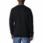 Felpa senza Cappuccio Uomo Columbia Logo Fleece Crew Nero