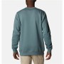 Felpa senza Cappuccio Uomo Columbia Logo Fleece Crew Azzurro