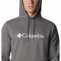 Felpa con Cappuccio Uomo Columbia CSC Basic Logo Grigio scuro