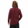 Felpa senza Cappuccio Uomo Vans Classic Crew-B Rosso Scuro Marrone