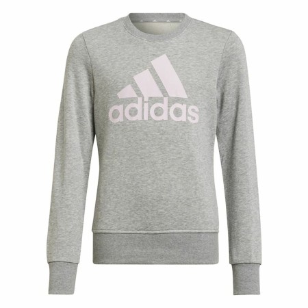 Felpa senza Cappuccio da Bambina Adidas Essentials Grigio