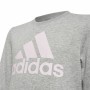 Felpa senza Cappuccio da Bambina Adidas Essentials Grigio