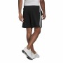 Pantaloni Corti Sportivi da Uomo Adidas Essentials 3 Stripes Aeroready Nero