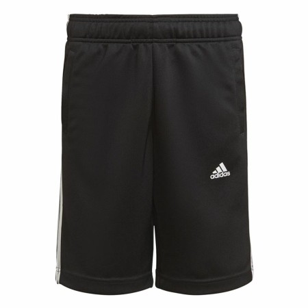 Pantaloncini Sportivi per Bambini Adidas D2M 3 Stripes Nero