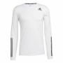 Maglia Adidas Techfit Fitted 3 Bandas Bianco