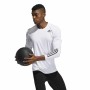 Maglia Adidas Techfit Fitted 3 Bandas Bianco