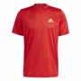 Maglia Aeroready Designed To Move Adidas Designed To Move Rosso