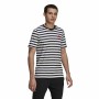 Maglia Essentials Stripey Adidas Embroidered Logo Nero