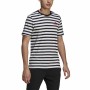 Maglia Essentials Stripey Adidas Embroidered Logo Nero