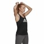 Canotta Donna Adidas Aeroready D2M Nero