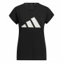 Maglia a Maniche Corte Donna Adidas Training 3 Bandas Nero