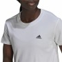 Maglia a Maniche Corte Donna Adidas Aeroready D2M Sport Bianco