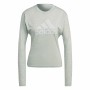 Maglia a Maniche Lunghe Donna Adidas Future Icons Beige