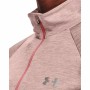 Maglia a Maniche Corte Donna Under Armour Tech 1/2 Zip Rosa