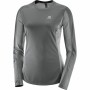 Camicia a Maniche Lunghe Donna Salomon Agile LS Grigio scuro