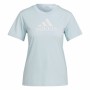 Maglia a Maniche Corte Donna Adidas Move Logo Sport Ciano