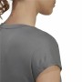 Maglia a Maniche Corte Donna Adidas Grigio scuro