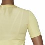 Maglia a Maniche Corte Donna Adidas Techfit Training Giallo