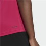 Maglia a Maniche Corte Donna Adidas Designed 2 Move Logo Fucsia