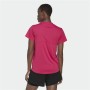 Maglia a Maniche Corte Donna Adidas Designed 2 Move Logo Fucsia