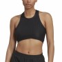 Top Sportivo Donna Adidas Studio Wrapeed Rib Nero