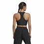 Top Sportivo Donna Adidas Studio Wrapeed Rib Nero