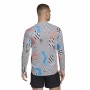 Maglia a Maniche Lunghe Uomo Adidas Terrex Primeblue Trail Bianco