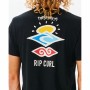 Maglia a Maniche Corte Uomo Rip Curl Search Essential Nero