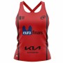 Maglia Smanicata da Donna Bullpadel Delfi Brea Padel Rosso Scuro