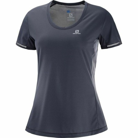 Maglia a Maniche Corte Donna Salomon Agile Grigio