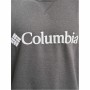 Felpa senza Cappuccio Uomo Columbia Logo Fleece Crew Grigio scuro