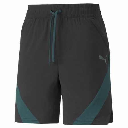 Pantaloni Corti Sportivi da Uomo Puma Woven 7 Nero