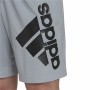 Pantaloni Corti Sportivi da Uomo Adidas Big Badge Of Sport Grigio 9"