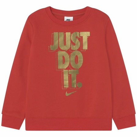 Felpa senza Cappuccio Bambino Nike Gifting Rosso