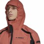 Giacca Sportiva da Uomo Adidas Utilitas Rosso Arancio