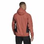 Giacca Sportiva da Uomo Adidas Utilitas Rosso Arancio