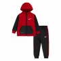 Tuta da Bambini Nike Therma Fit Nero Rosso