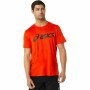 Maglia a Maniche Corte Uomo Asics Core Arancio