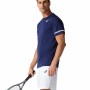 Maglia a Maniche Corte Uomo Asics Court SS Azzurro