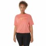 Maglia a Maniche Corte Donna Asics Tiger Rosa