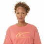 Maglia a Maniche Corte Donna Asics Tiger Rosa