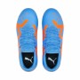 Scarpe da Calcio per Bambini Puma Future Play Mg Glimmer Azzurro Uomo