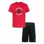 Completo Sportivo per Bambini Converse Core Tee Ft Short Nero Magenta