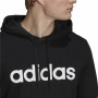 Felpa con Cappuccio Uomo Adidas French Terry Linear Logo Nero