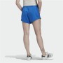 Pantaloncini Sportivi da Donna Adidas Originals Adicolor 3D Trefoil Azzurro