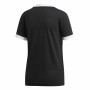 Maglia a Maniche Corte Donna Adidas 3 Stripes Nero