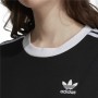 Maglia a Maniche Corte Donna Adidas 3 Stripes Nero