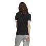 Maglia a Maniche Corte Donna Adidas 3 Stripes Nero