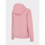 Felpa con Cappuccio Donna 4F Zip Up Rosa